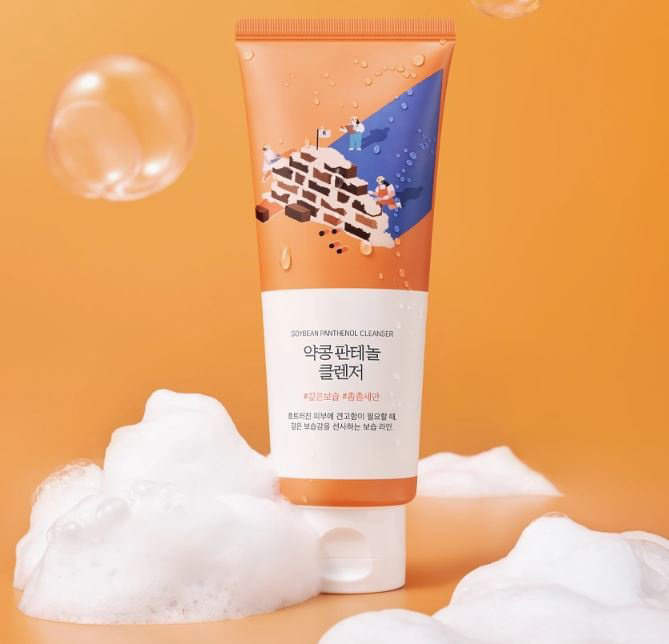 Round Lab Soybean Panthenol Cleanser пенка 150 мл купить,NaN