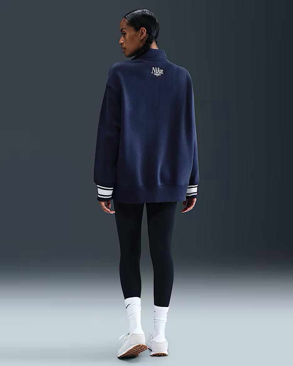 Свитшот Nike Sportswear Phoenix Fleece IH7804-410 синий S купить,NaN