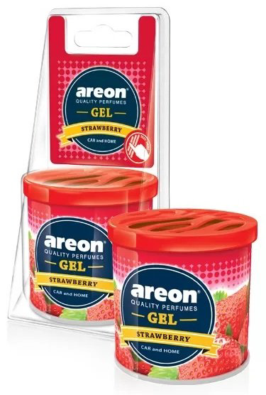 AREON ароматизатор гелевый GCB10 Strawberry 80 мл купить,NaN
