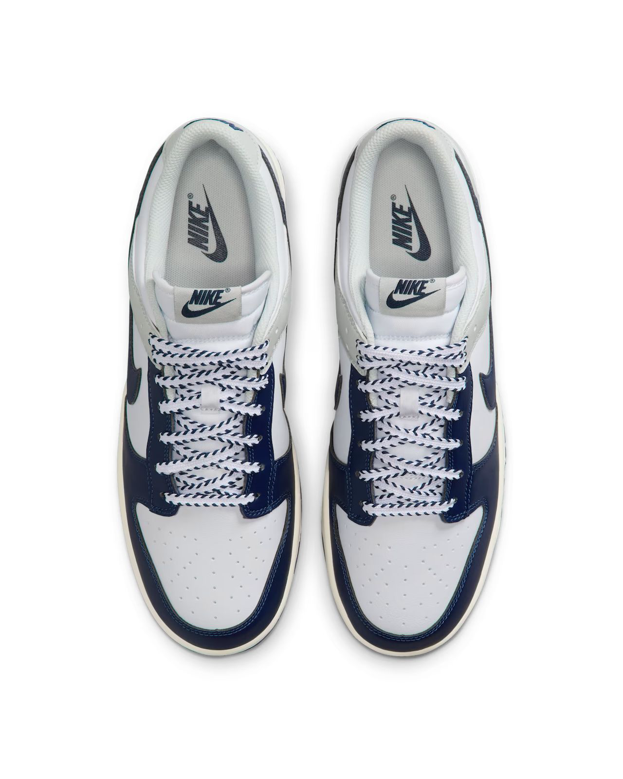 Кеды Nike Dunk Low Retro IM2222-101 бело-синие 39 купить,NaN