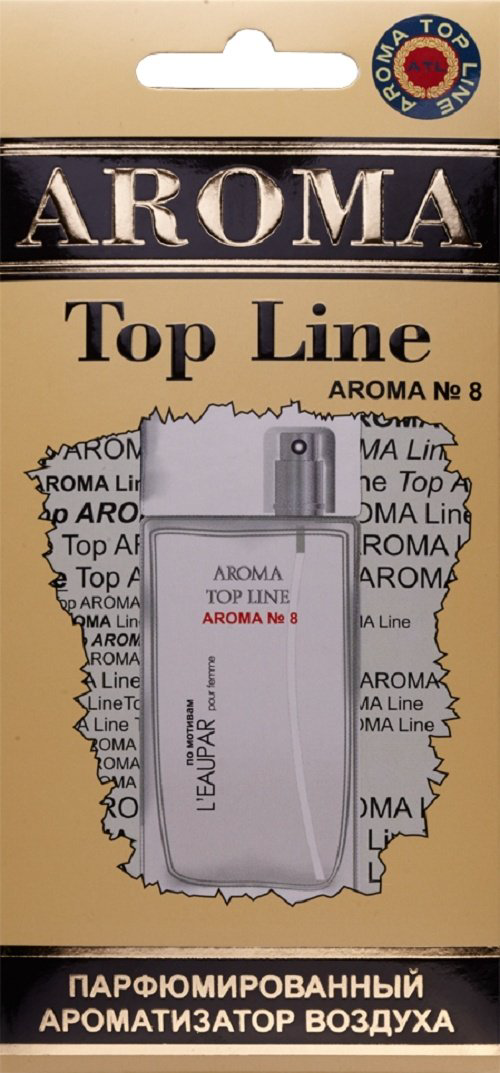 Aroma Top Line ароматизатор картонный 028 A №8 (Кензо) Kenzo L Eaupar купить,NaN