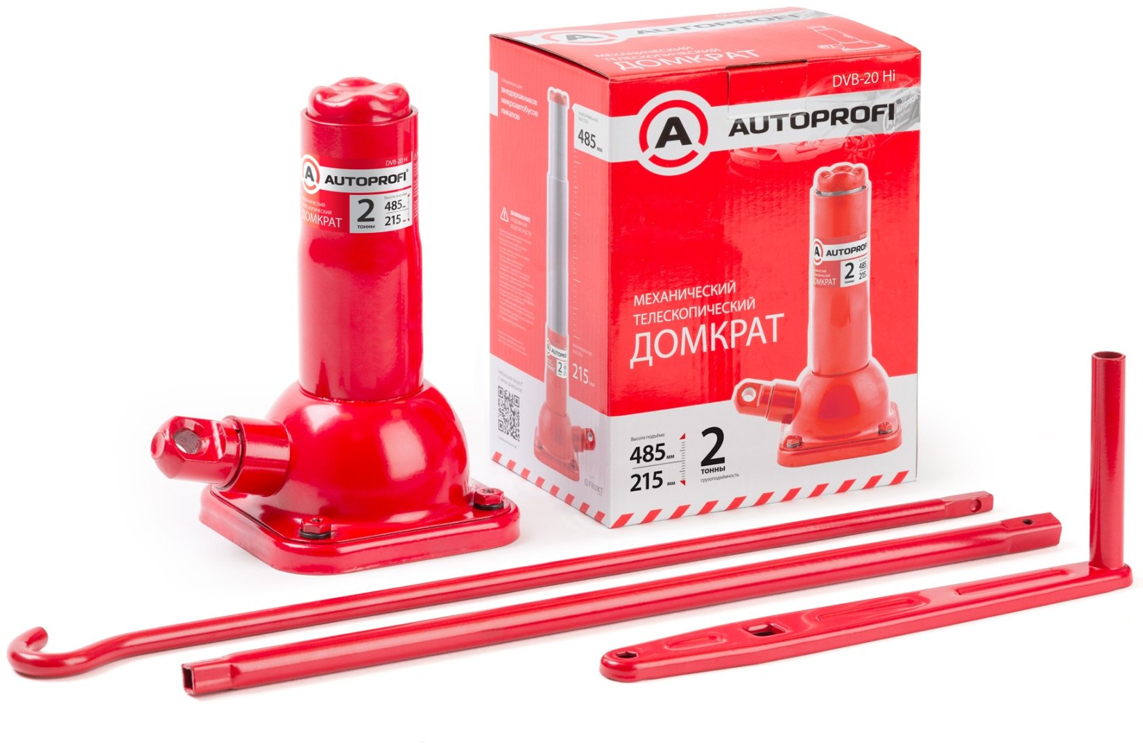 AUTOPROFI домкрат бутылочный DVB-20 Hi 2 т купить,NaN