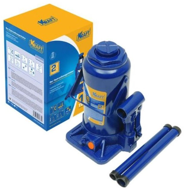 Kraft домкрат бутылочный KT800020 16 т купить,NaN