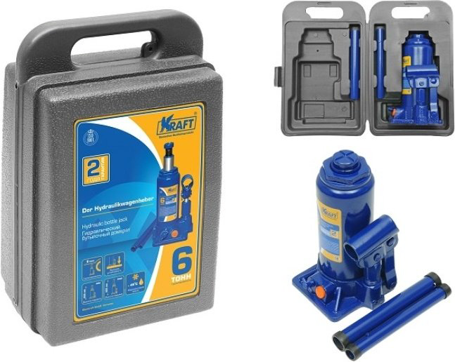 Kraft домкрат бутылочный KT800016 6 т купить,NaN