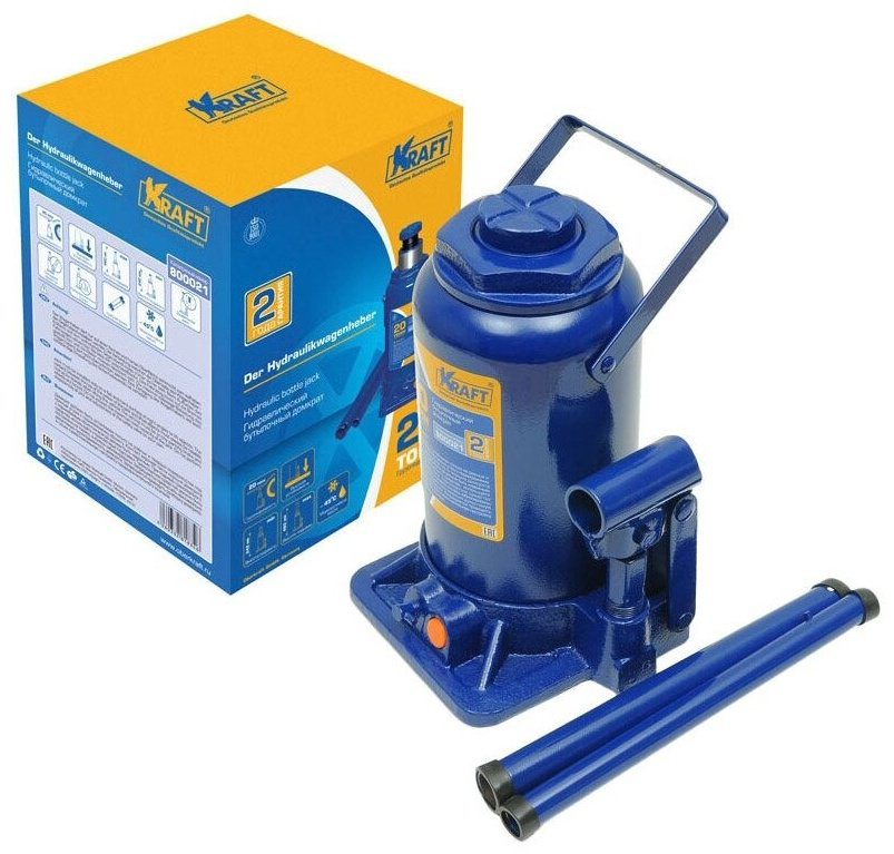 Kraft домкрат бутылочный KT800021 20 т купить,NaN