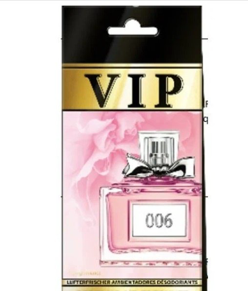 VIP ароматизатор картонный 006 Dior Miss Dior