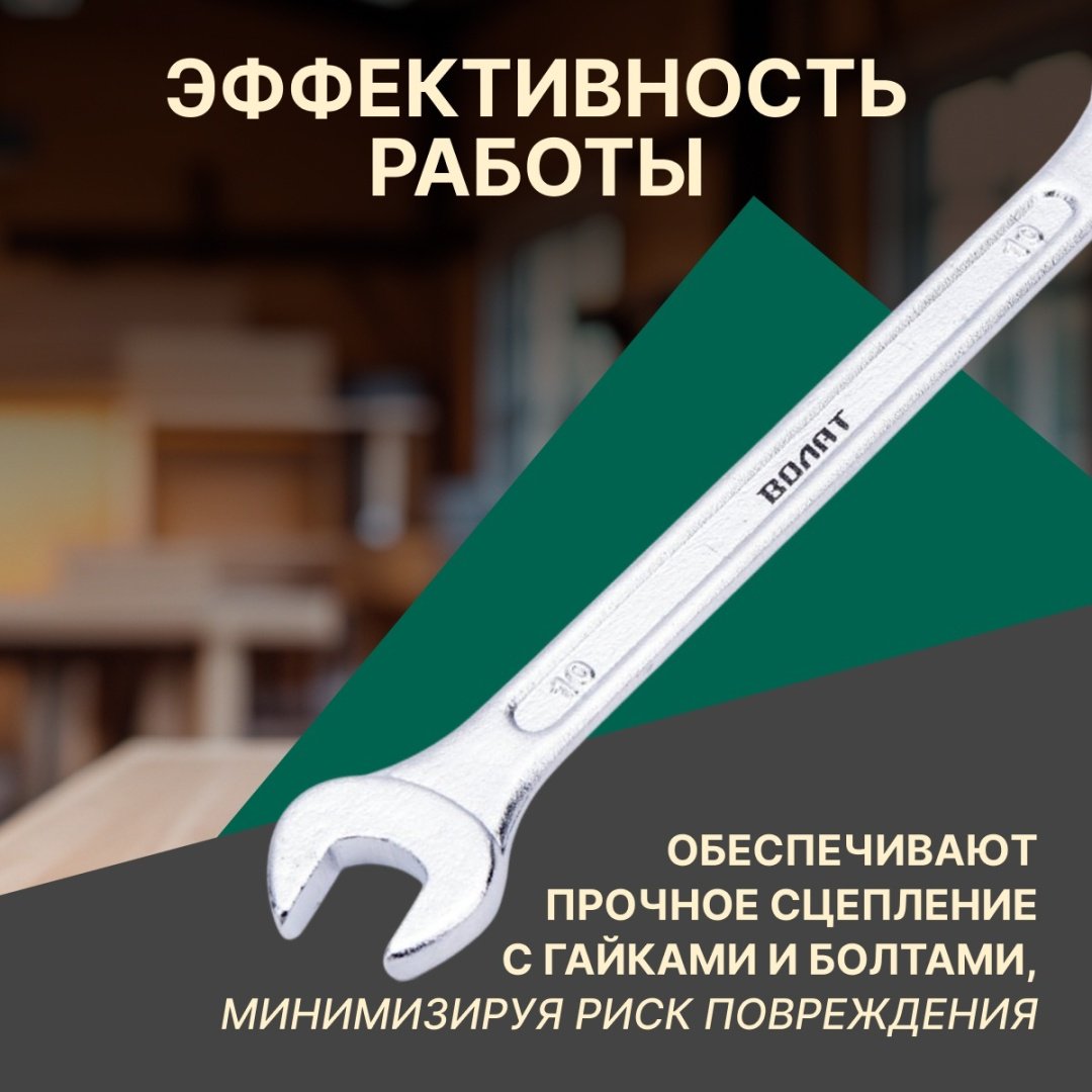 Волат набор ключей комбинированный 6-22 мм 15340-12, 12 шт купить,6310