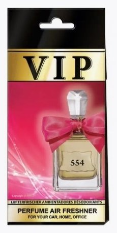 VIP ароматизатор картонный 554 Juicy Couture Viva la juicy