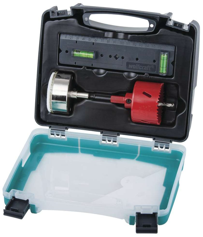 Коронка Wolfcraft 5981000 алмазная D 68 мм, 3 шт купить,24420