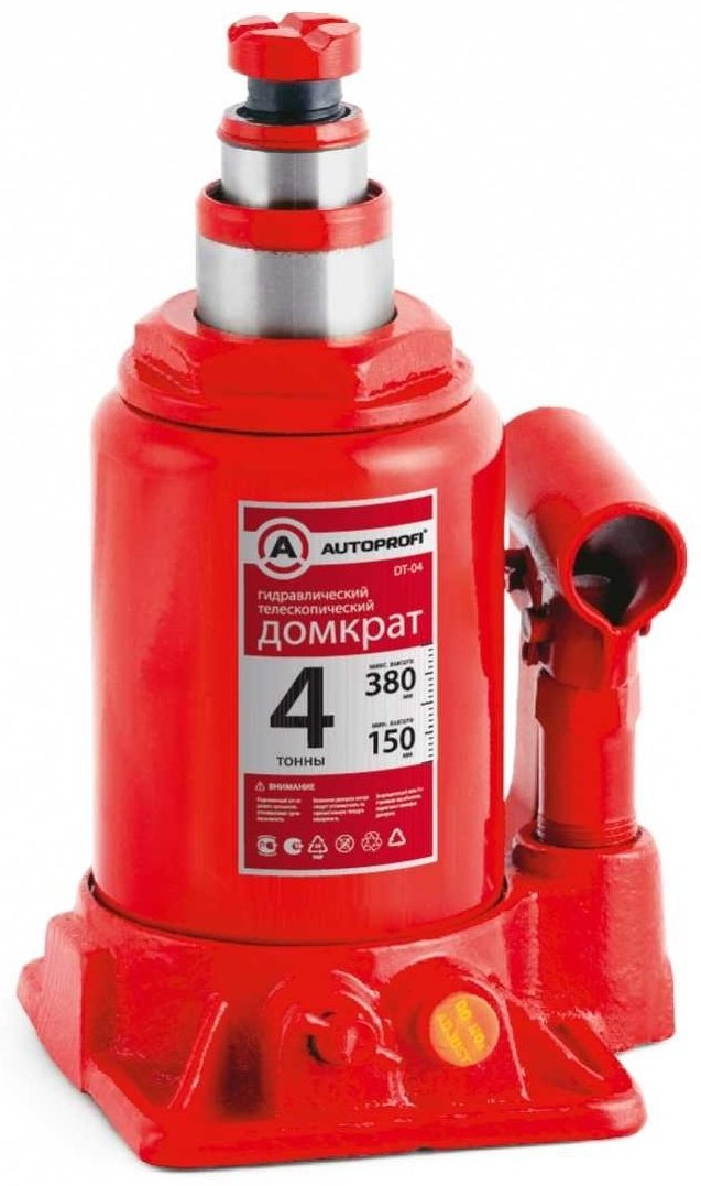 AUTOPROFI домкрат бутылочный DT-04 4 т купить,NaN