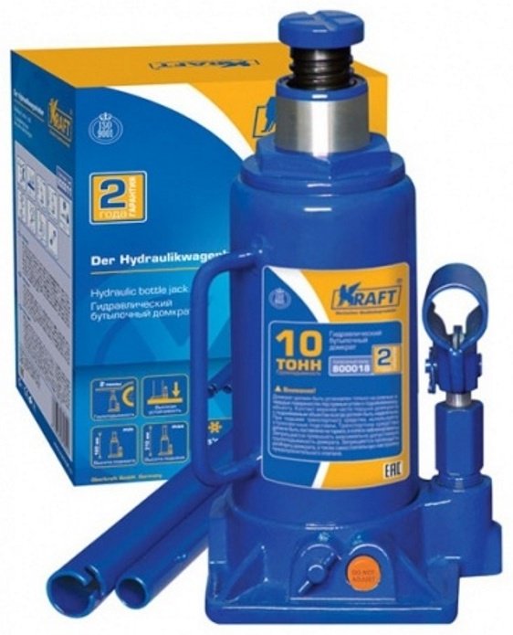 Kraft домкрат бутылочный KT800018 10 т купить,NaN