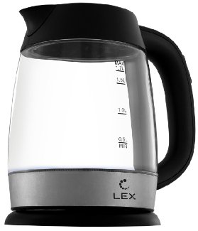 Электрочайник Lex LX-30011-1 1.7 л черный купить,NaN