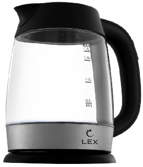 Электрочайник Lex LX-30011-1 1.7 л черный купить,NaN