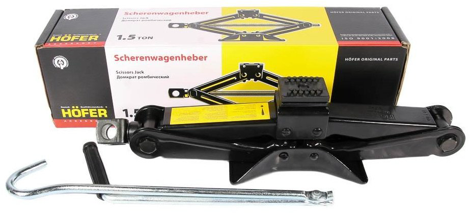 HOFER домкрат ромбический HF901007 1.5 т купить,NaN