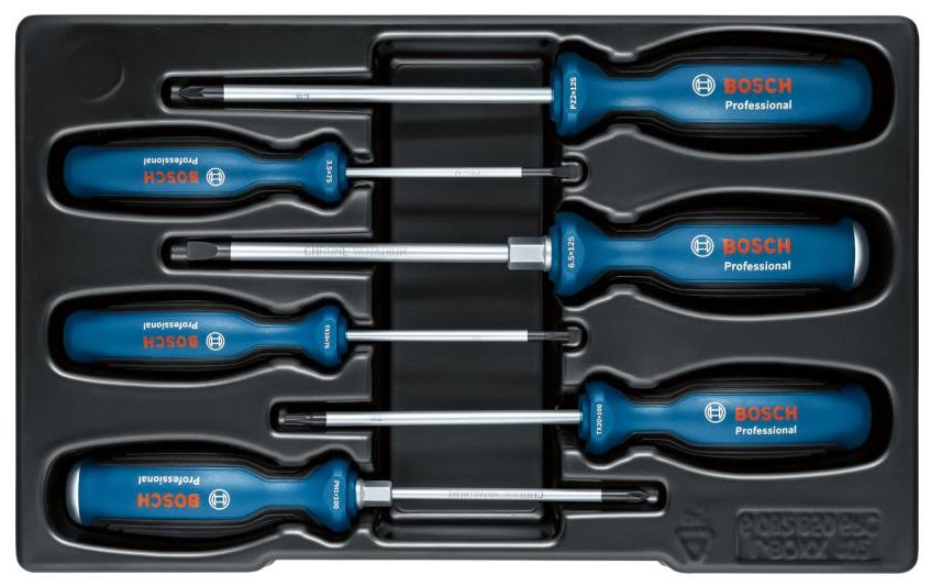 Bosch Набор отверток, 6 шт., 1600A016BF