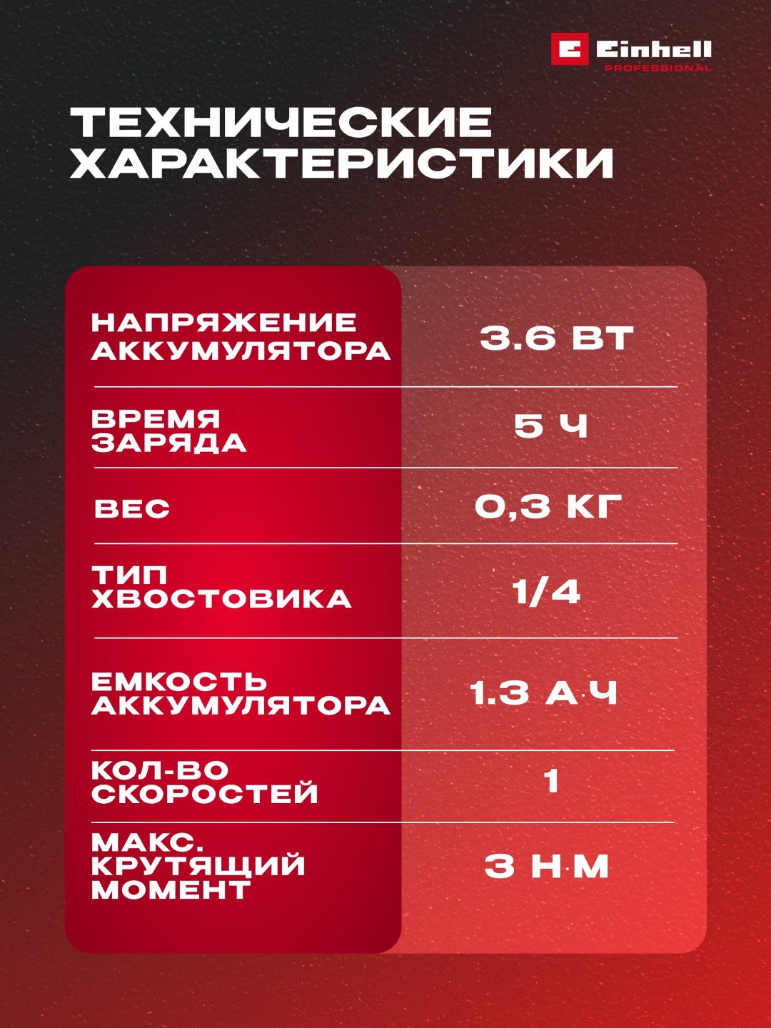 Аккумуляторная отвертка Einhell TC-SD 3.6 Li, 3.6 В купить,NaN
