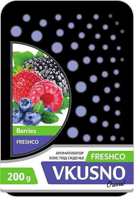AZARD ароматизатор гелевый AR4BX050 Freshco Vkusno лесные ягоды