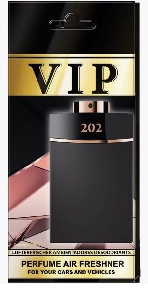 VIP ароматизатор картонный 202 Bvlgari Man in black