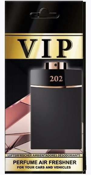 VIP ароматизатор картонный 202 Bvlgari Man in black