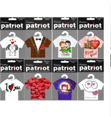 AZARD ароматизатор картонный AR1PT120 Freshco Patriot Подарочный MIX