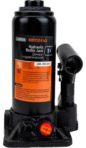 АвтоDело домкрат бутылочный 43030 3 т купить,NaN