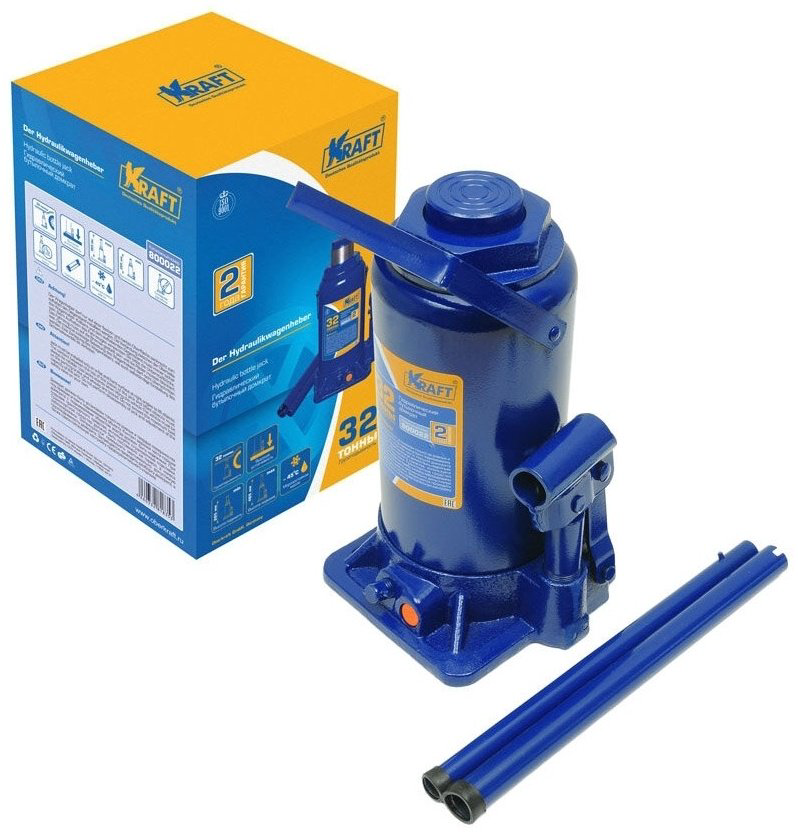 Kraft домкрат бутылочный KT800022 32 т купить,NaN