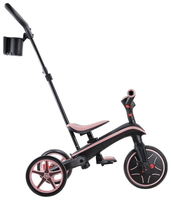 Трёхколёсный велосипед Globber Trike Explorer 4 in 1/732-210-2/one size, deep pastel pink розовый купить,NaN