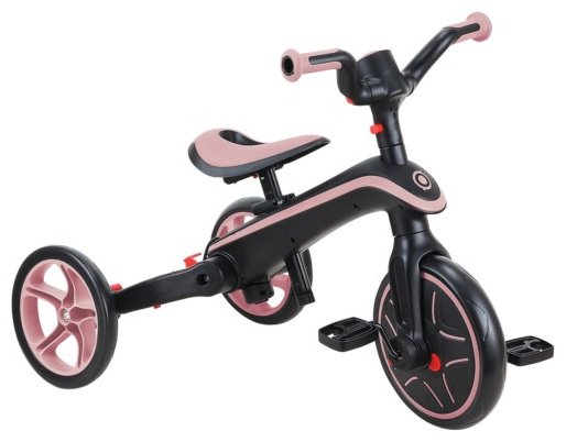 Трёхколёсный велосипед Globber Trike Explorer 4 in 1/732-210-2/one size, deep pastel pink розовый купить,NaN
