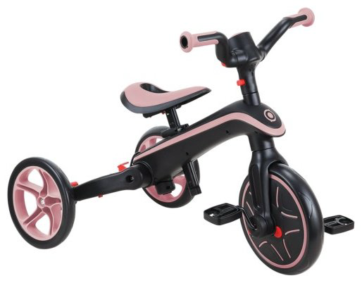 Трёхколёсный велосипед Globber Trike Explorer 4 in 1/732-210-2/one size, deep pastel pink розовый купить,NaN