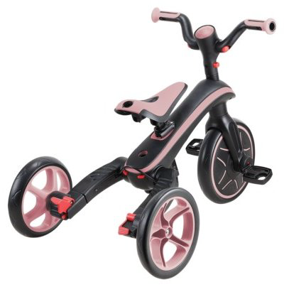 Трёхколёсный велосипед Globber Trike Explorer 4 in 1/732-210-2/one size, deep pastel pink розовый купить,NaN
