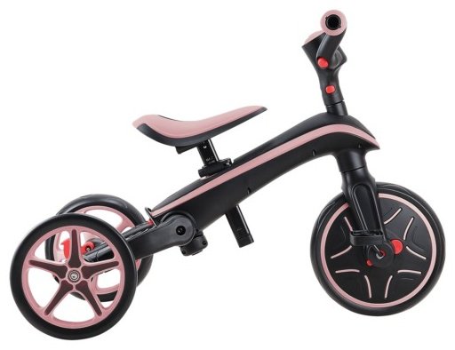 Трёхколёсный велосипед Globber Trike Explorer 4 in 1/732-210-2/one size, deep pastel pink розовый купить,NaN