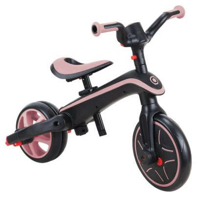 Трёхколёсный велосипед Globber Trike Explorer 4 in 1/732-210-2/one size, deep pastel pink розовый купить,NaN