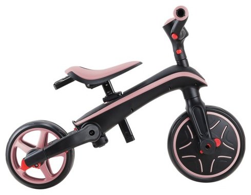 Трёхколёсный велосипед Globber Trike Explorer 4 in 1/732-210-2/one size, deep pastel pink розовый купить,NaN
