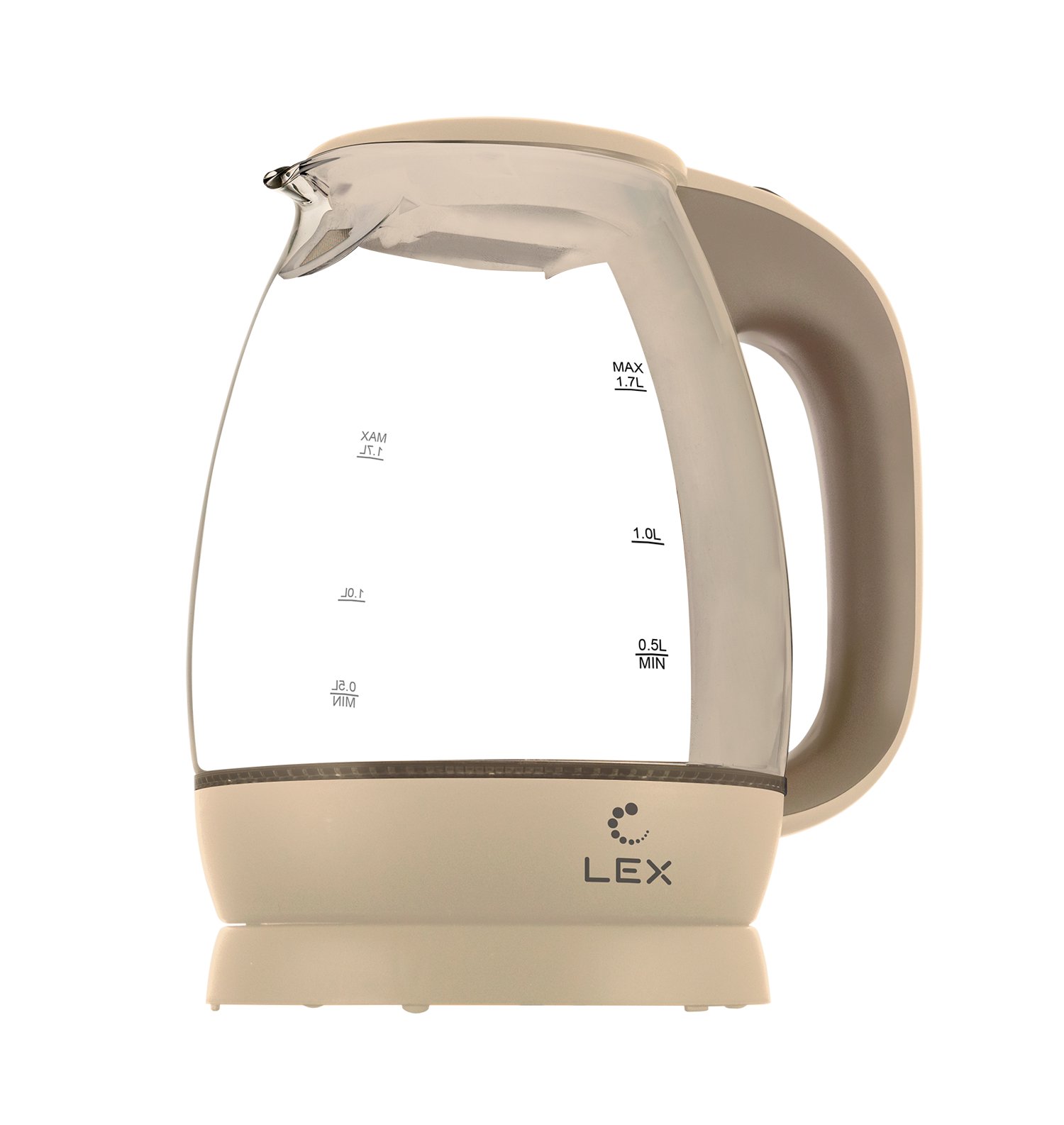 Электрочайник Lex LX-3002-2  1.7 л бежевый купить,NaN
