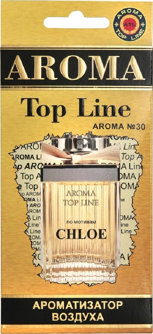 Aroma Top Line ароматизатор картонный 0230 A №30 Chioe de Parfume купить,NaN