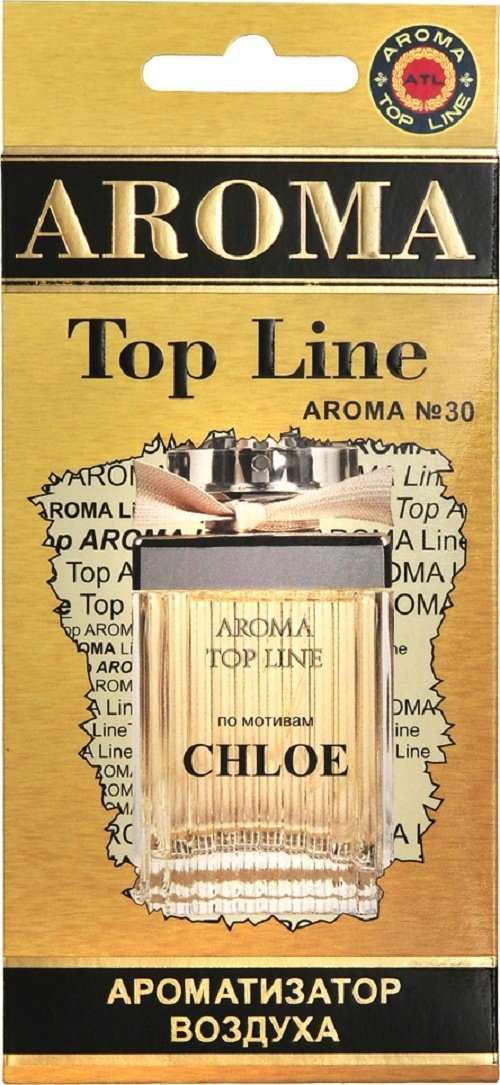 Aroma Top Line ароматизатор картонный 0230 A №30 Chioe de Parfume купить,NaN