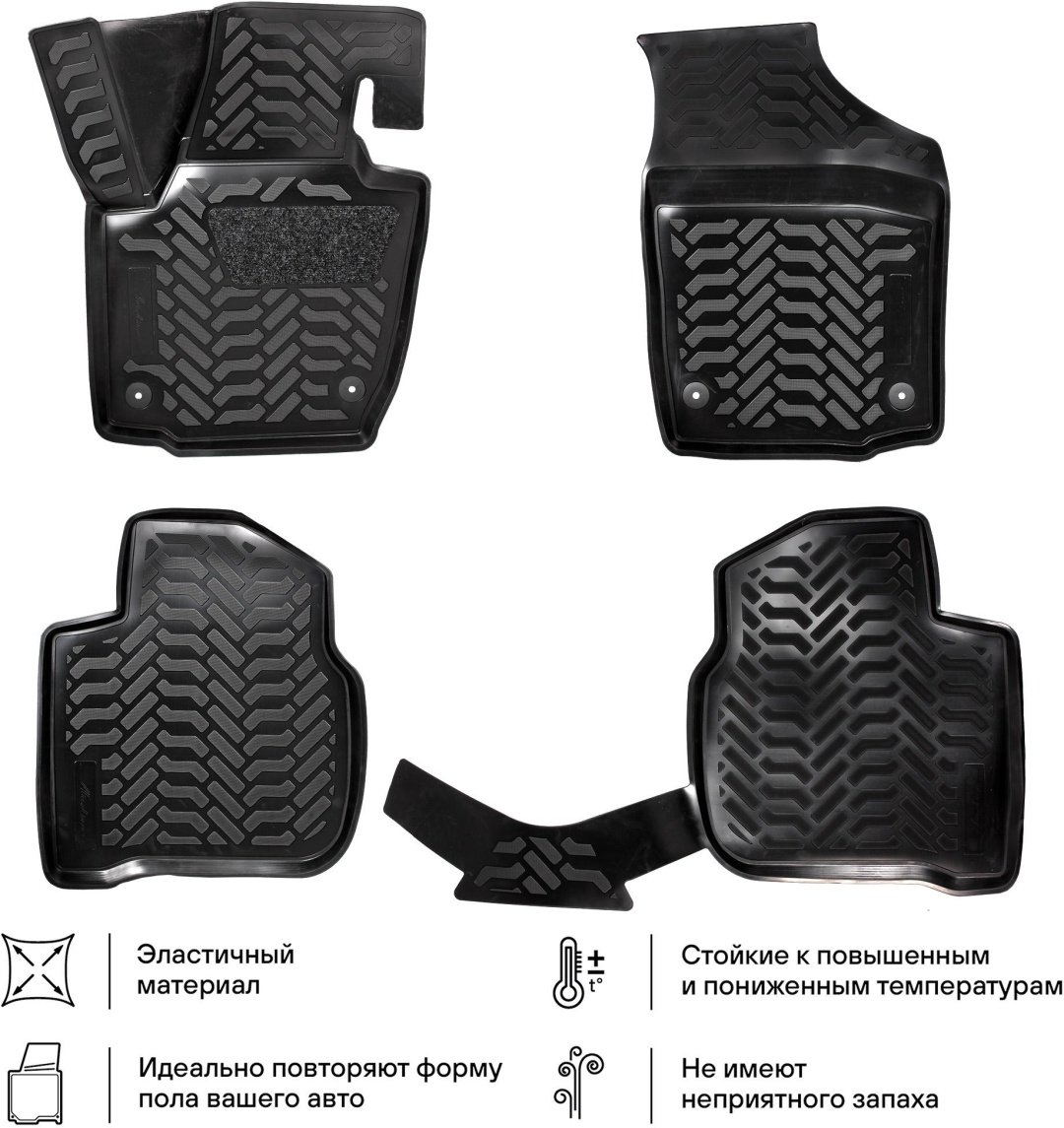 AIRLINE ACM-PS-94 Volkswagen Polo 2020-2022 черный купить,NaN