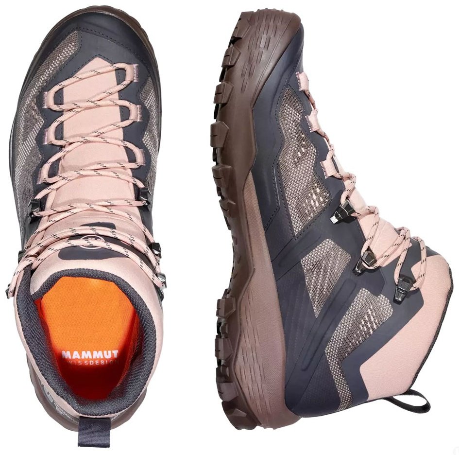 Треккинговые ботинки Mammut розовый купить,NaN