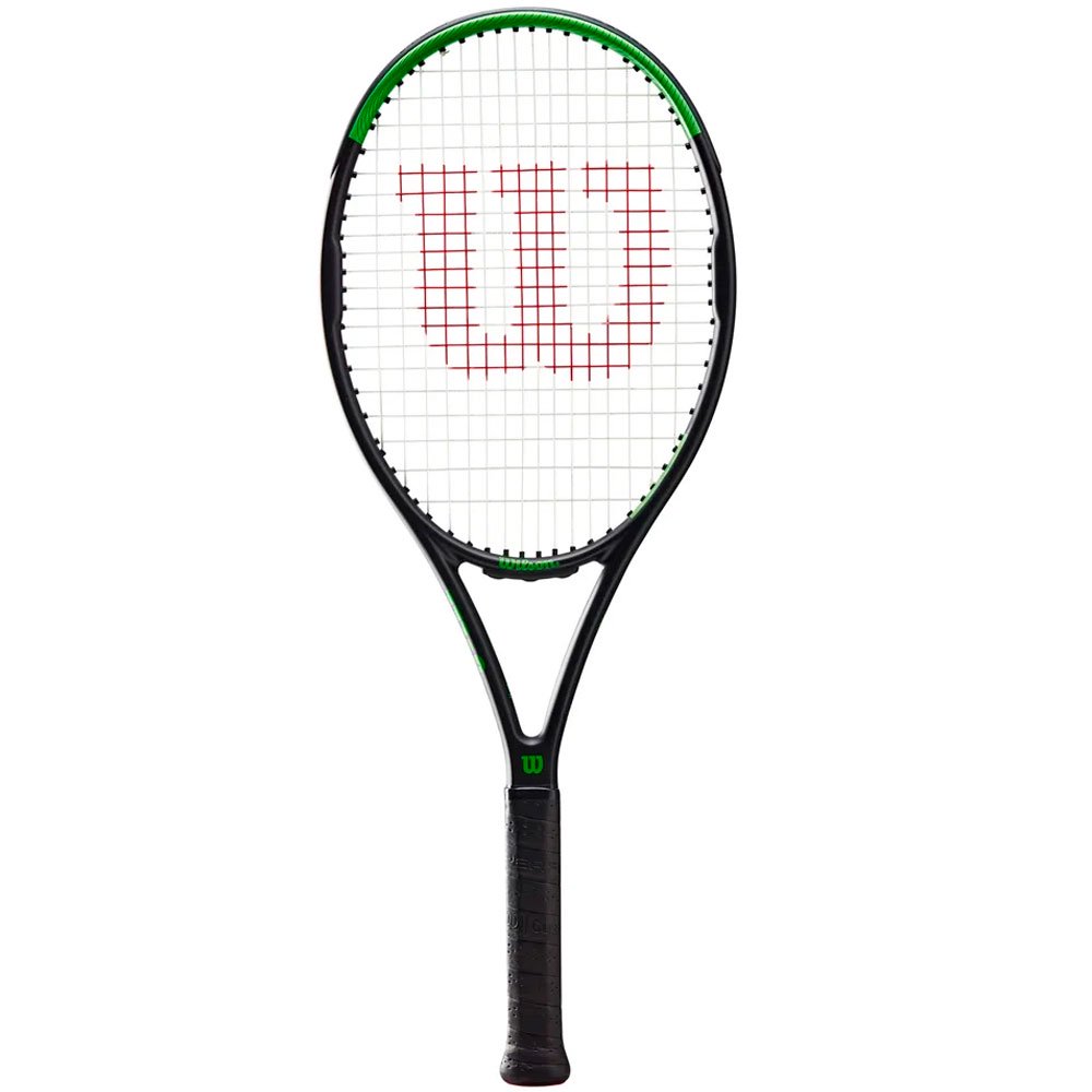 Ракетка для большого тенниса Wilson Blade Feel 103 WR083310 черно-зеленая 3