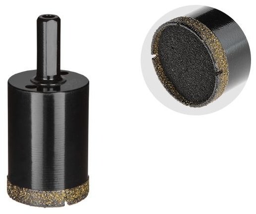 Коронка Gepard GP2077-35 алмазная D 35 мм, 1 шт - ForteMarket Коронка Gepard GP2077-35 алмазная D 35 мм, 1 шт купить,10790