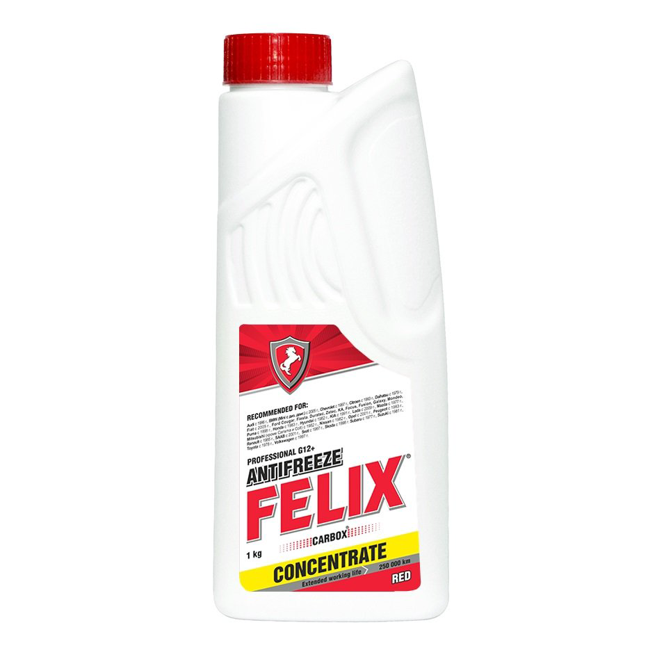 Антифриз Felix Carbox G12+ красный 1кг купить,NaN