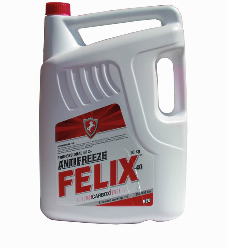 Антифриз Felix Carbox G12+ красный 10кг купить,NaN