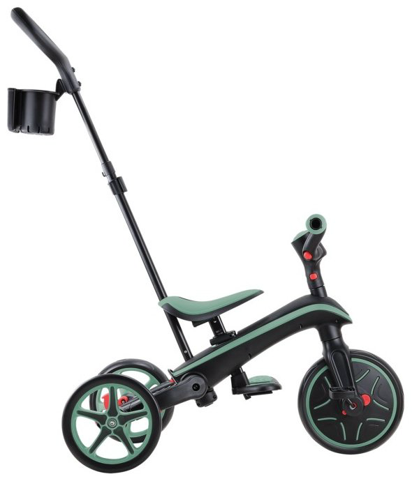 Трёхколёсный велосипед Globber Trike Explorer 4 in 1/732-104-2/one size, olive зеленый купить,NaN