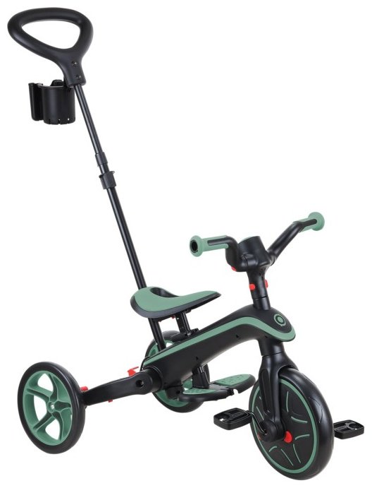 Трёхколёсный велосипед Globber Trike Explorer 4 in 1/732-104-2/one size, olive зеленый купить,NaN