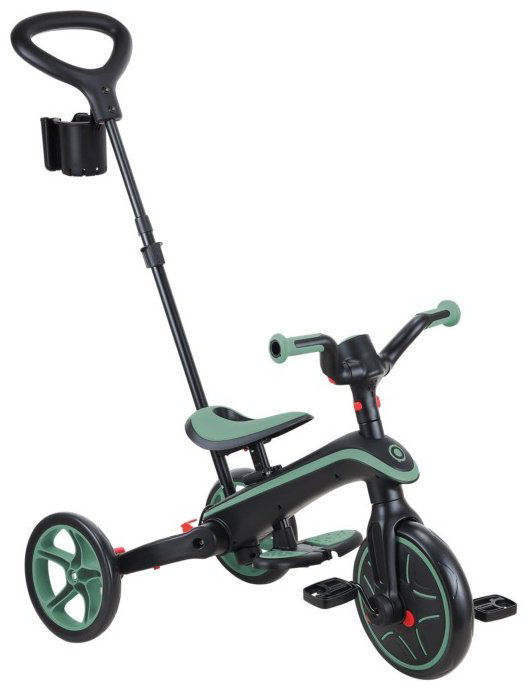 Трёхколёсный велосипед Globber Trike Explorer 4 in 1/732-104-2/one size, olive зеленый купить,NaN