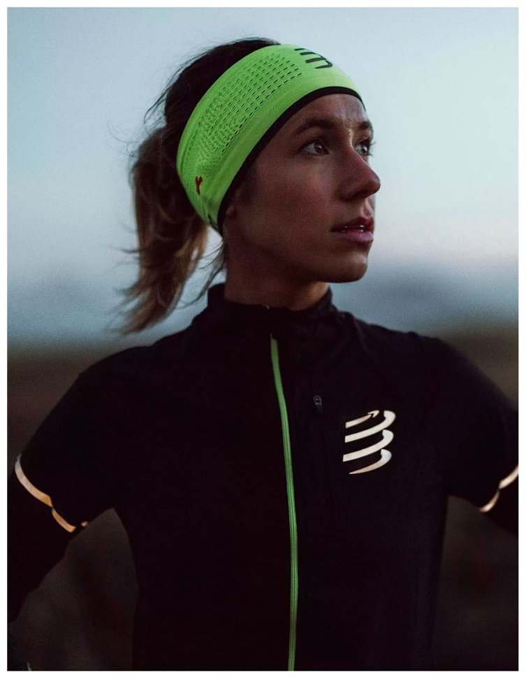 Повязка Compressport размер универсальный, желтый купить,NaN