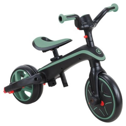 Трёхколёсный велосипед Globber Trike Explorer 4 in 1/732-104-2/one size, olive зеленый купить,NaN