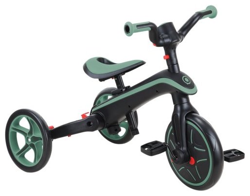 Трёхколёсный велосипед Globber Trike Explorer 4 in 1/732-104-2/one size, olive зеленый купить,NaN