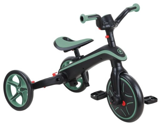 Трёхколёсный велосипед Globber Trike Explorer 4 in 1/732-104-2/one size, olive зеленый купить,NaN