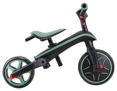Трёхколёсный велосипед Globber Trike Explorer 4 in 1/732-104-2/one size, olive зеленый купить,NaN
